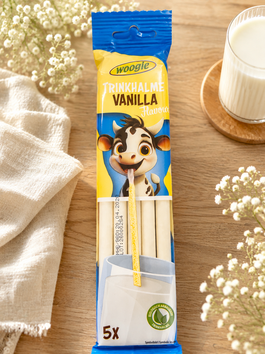 Paille Trinkhalme Vanille Vegan #Nouveauté