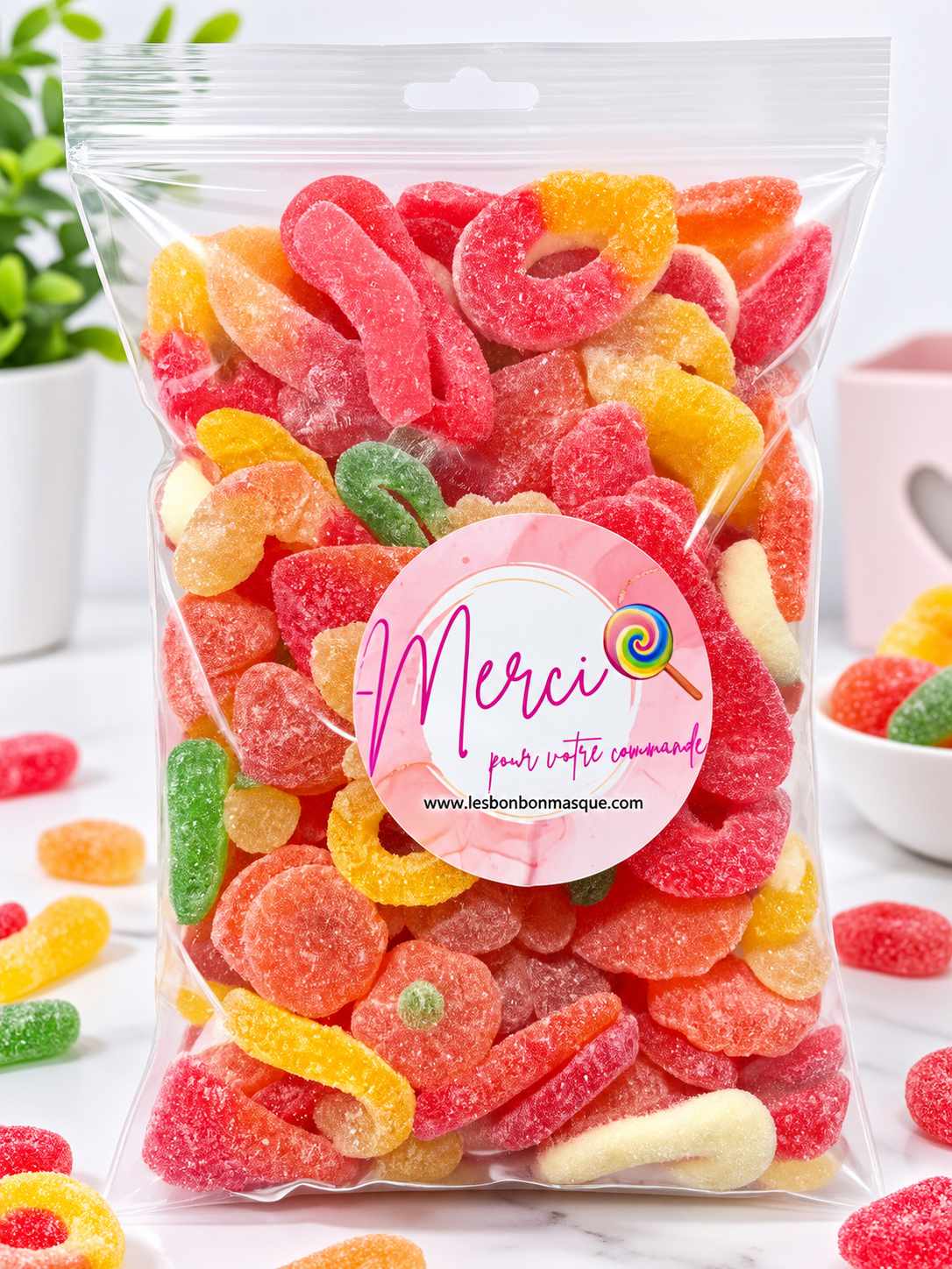 Mix Fraise 🍓 pêche 🍑 Fruits (800G)