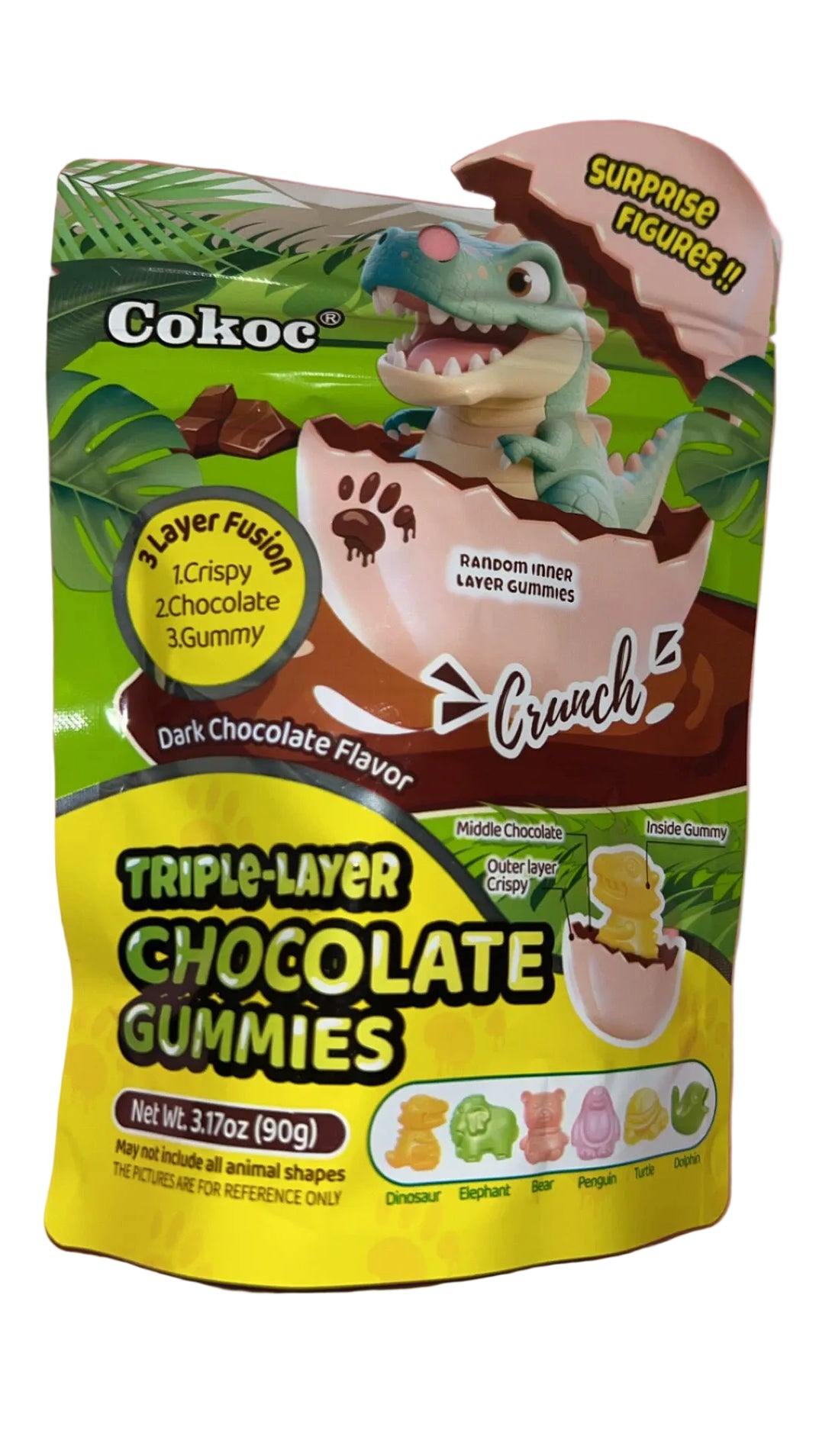 Bonbons à éplucher Chocolat  Figurine Surprise 🍫🦖
