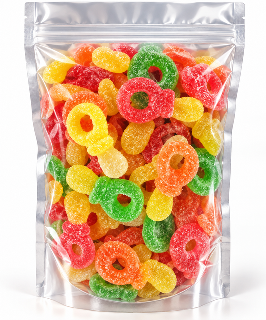 Tétines  aux Fruits Sucrés (100g)