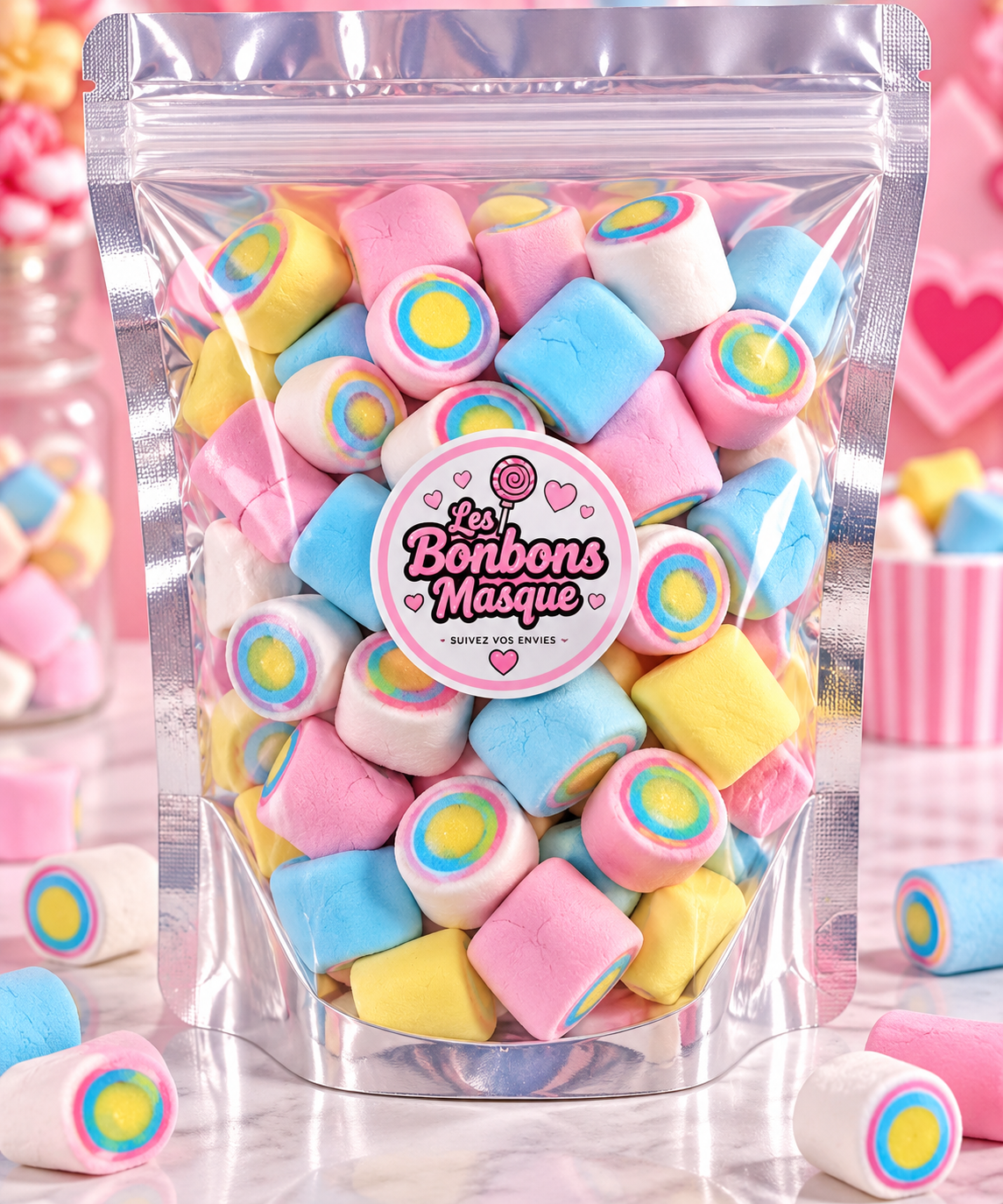 Marshmallow Couleur (100g)