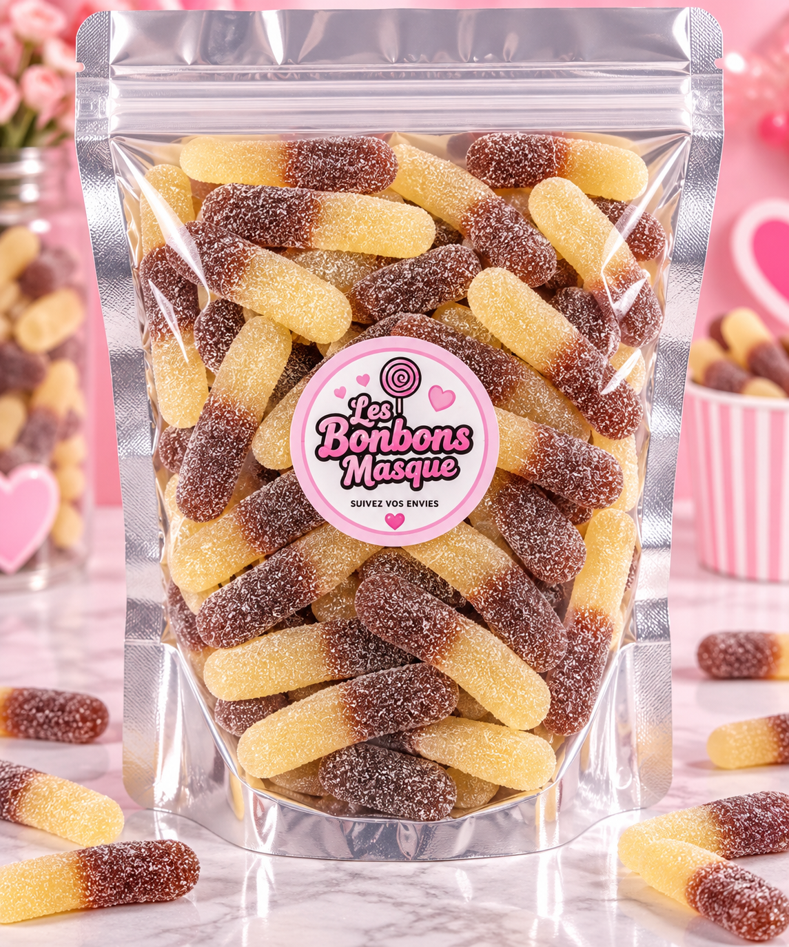 Langues Cola Acidulées (100g)