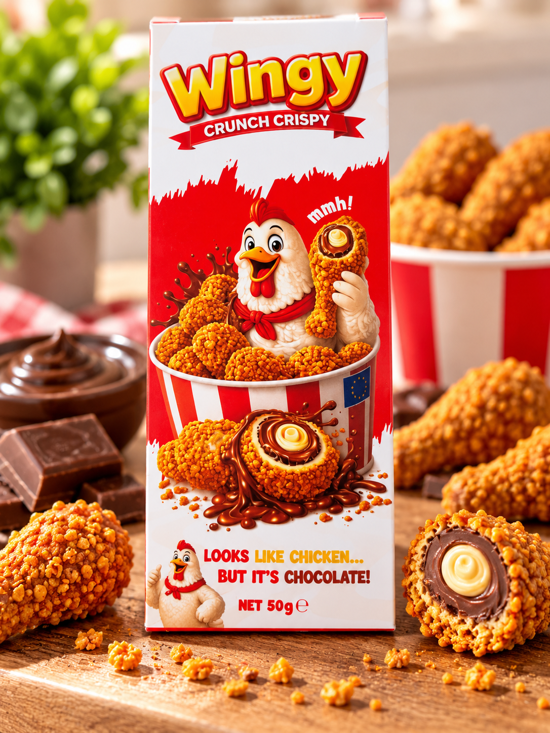 🍫🐔 Wingy Crunch Crispy –
