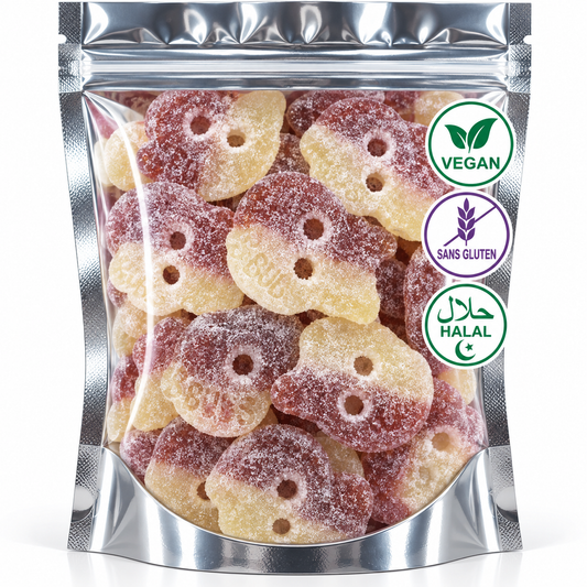 Bubs Crâne  Cola  Acidulé Vegan (100G)