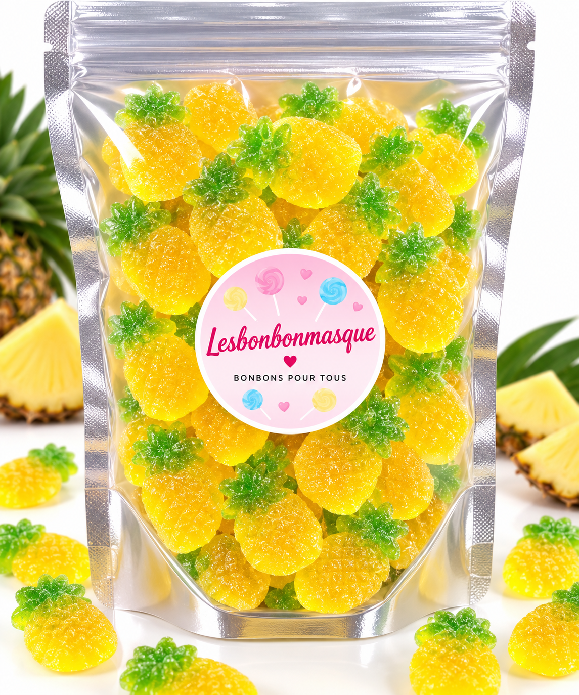 Ananas  lisse végan (100g)