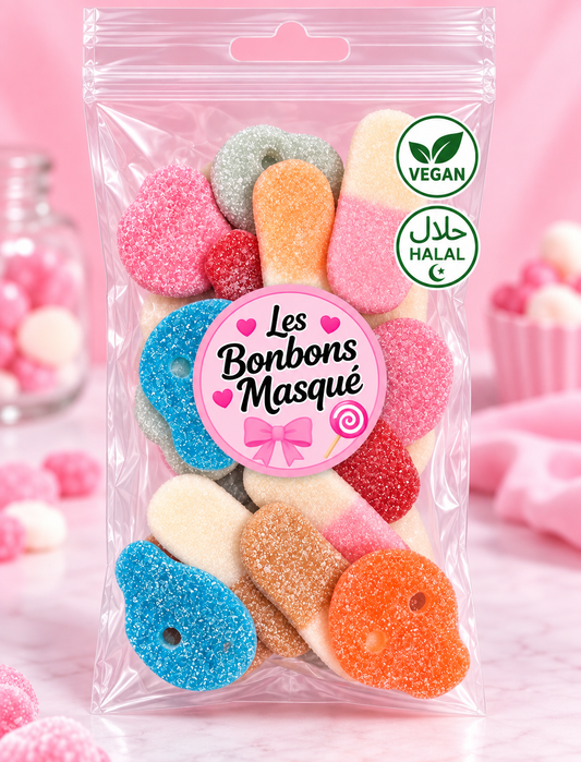 🍬 Mix  Découverte – Bonbons Suédois Acidulés 🇸🇪💖(100g)