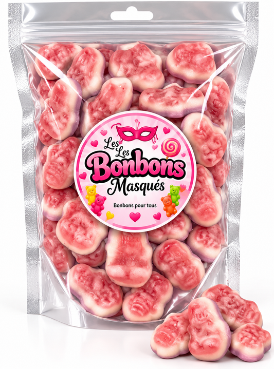 Tête de Mort Fourrée Lisse (100g)
