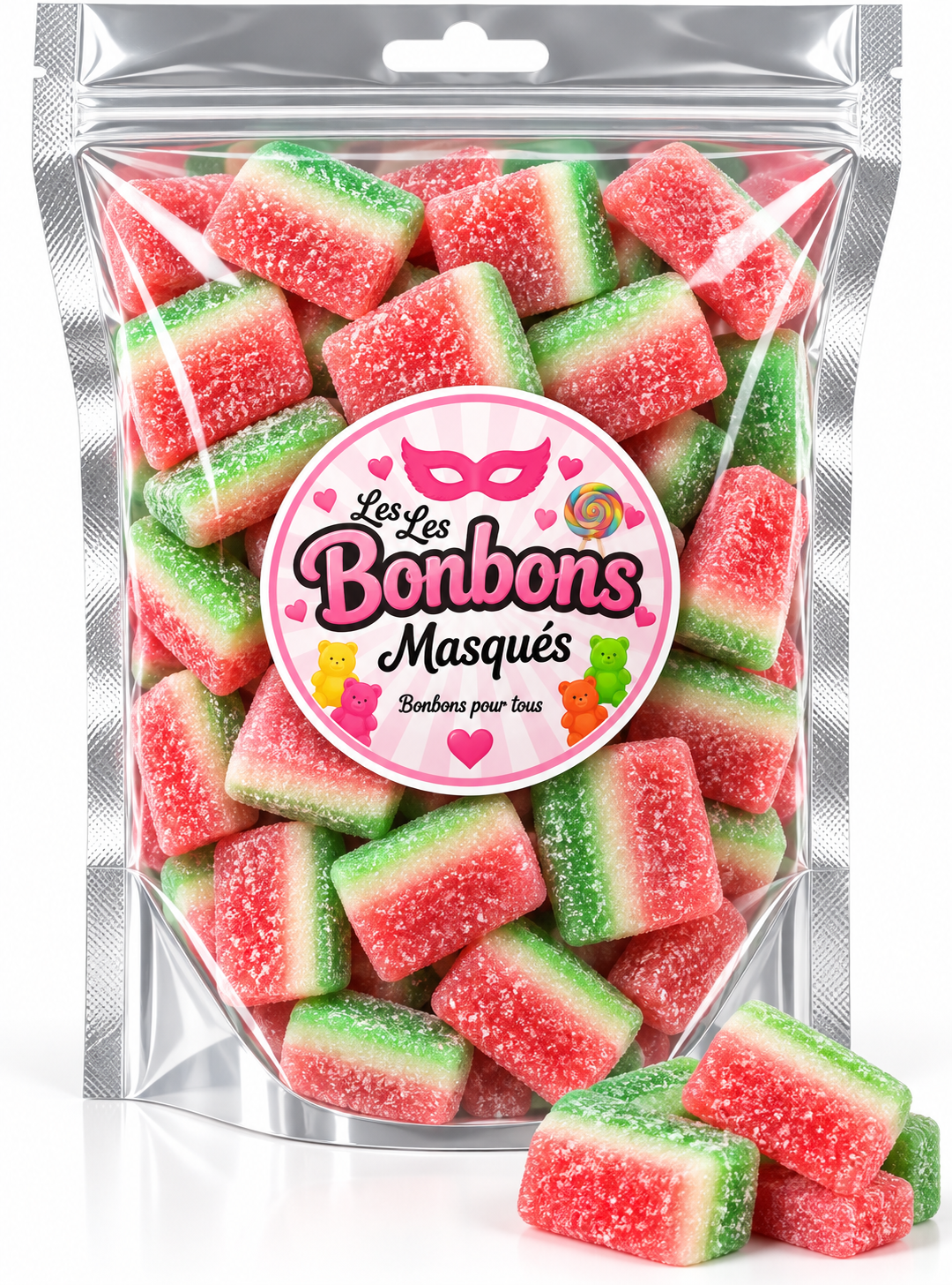 Tranche de Pastèque Fourrée Sucrée (100g)