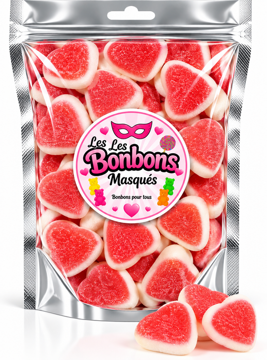 Double Cœur Fraise Sucré(100g)