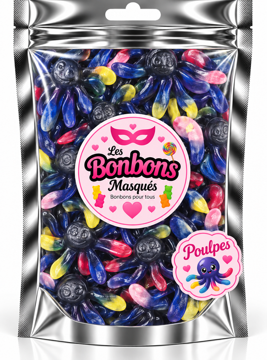 Octopus Bleu Lisse (100g)