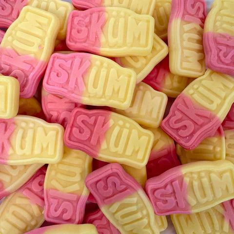 Skum Milkshake Fraise Banane 🍌🍓 bonbon Suédois Vegan (100g)Nouveauté
