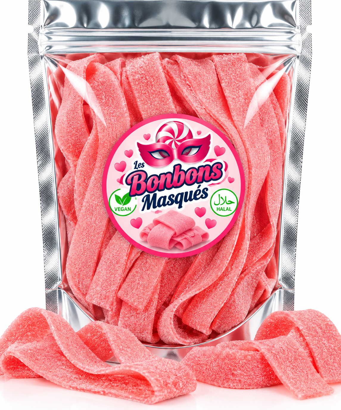 Ceinture Acidulée Fraise (100g)