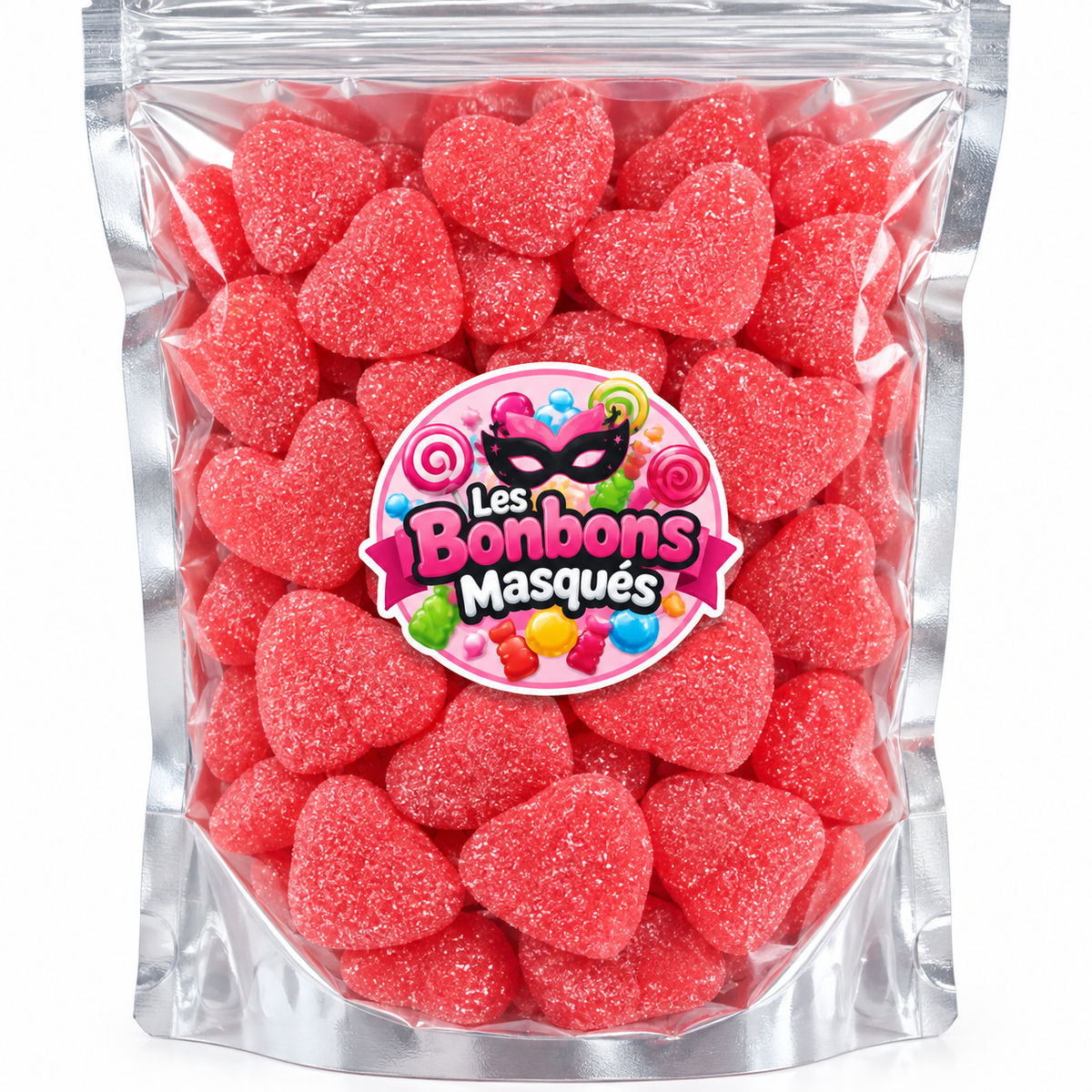 Cœur fourré Fraise Sucré par (100g)