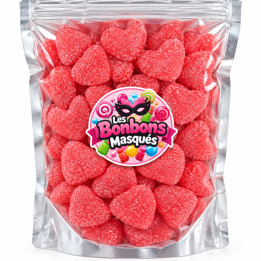 Cœur fourré Fraise Sucré par (100g)