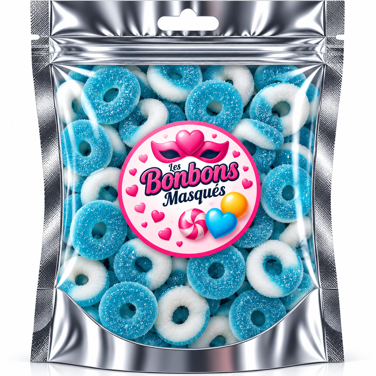 Anneaux Framboises Sucré (100g)