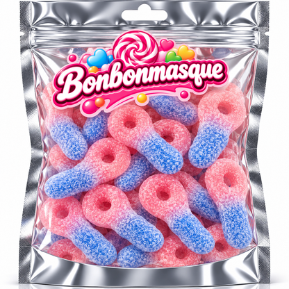 Tétine Citrique Bubble-Gum Végan (Bonbon Acidulé)