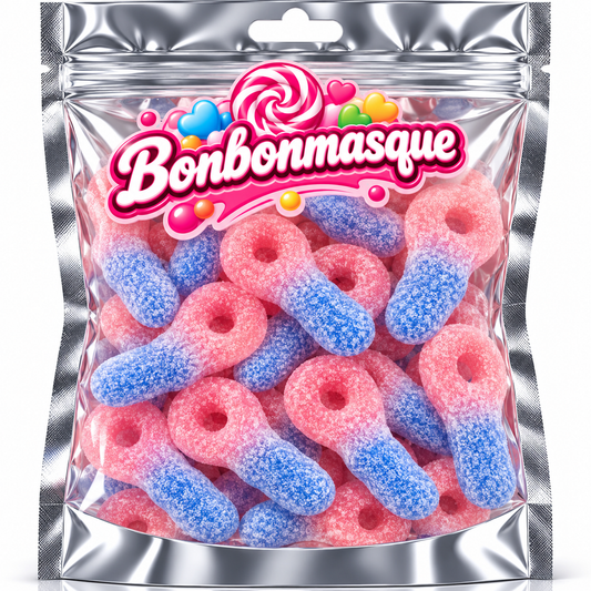 Tétine Citrique Bubble-Gum Végan (Bonbon Acidulé)