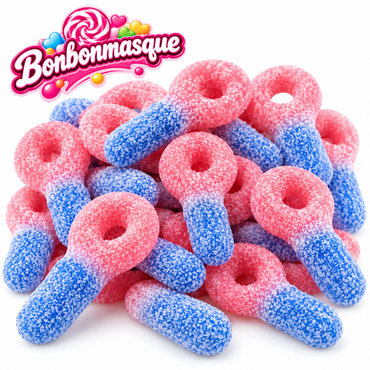 Tétine Citrique Bubble-Gum Végan (Bonbon Acidulé)