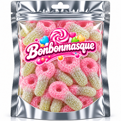 Tétines Pastèques 🍉 Acidulées Vegan (100g)
