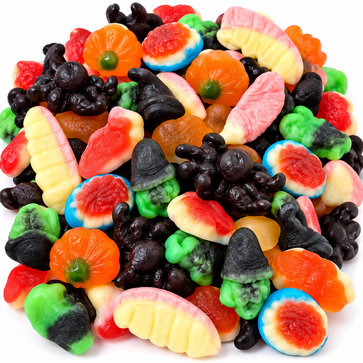 Assortiment de Bonbons Lisses d’Halloween 🎃  (100g)