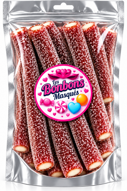 Câbles Cola Cherry Acidulés –Bonbons Fourrés x5