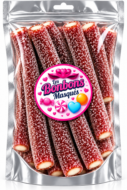 Câbles Cola Cherry Acidulés –Bonbons Fourrés x5