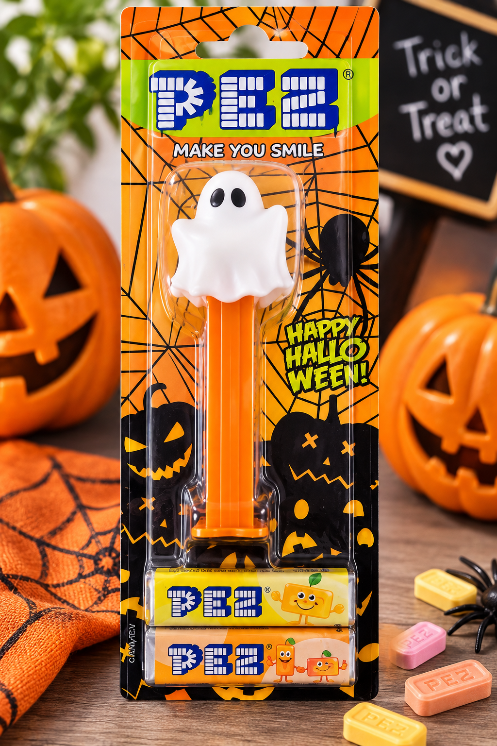 🎃 PEZ Halloween – Distributeur Fantôme 👻(x1)# Nouveauté